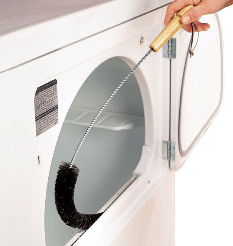 1pcs Refrigerator Condenser Coll Cleaning Brush Clothes Dryer Lint Vent Trap Cleaner Brush Foldable Washing Machine Home Brush