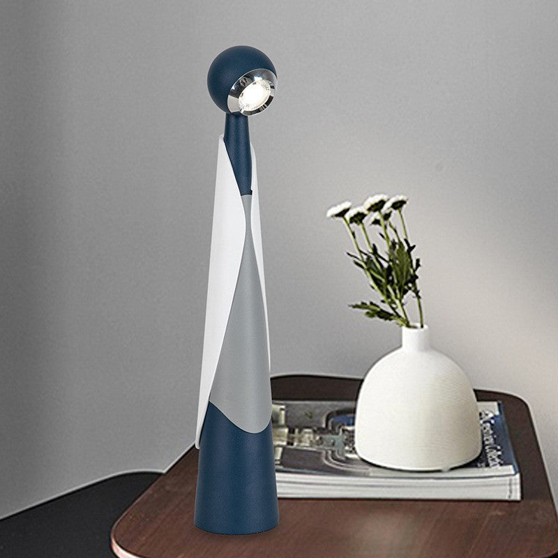 Creative Table Stand Chic Lightweight Night Premium Desktop Decor Rechargeable Ambiance Lighting Bedside Lamp
