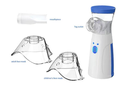 Portable Mesh Nebulizer – Ultra-Quiet Fast Relief for Asthma & Breathing