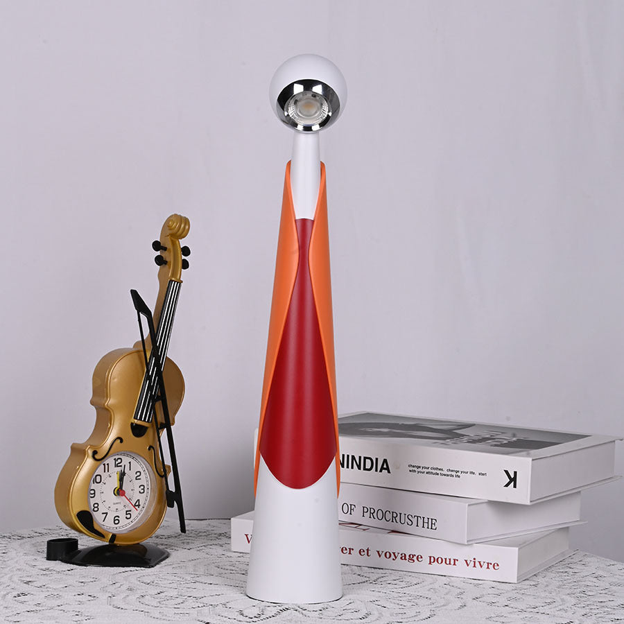 Creative Table Stand Chic Lightweight Night Premium Desktop Decor Rechargeable Ambiance Lighting Bedside Lamp