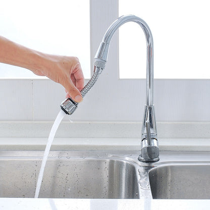Kitchen Water Filter Gadgets 2 Modes 360 Rotatable Bubbler High Pressure Faucet Extender Water Saving Bathroom Kitchen Accessories Supplies