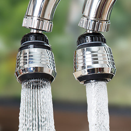 Kitchen Water Filter Gadgets 2 Modes 360 Rotatable Bubbler High Pressure Faucet Extender Water Saving Bathroom Kitchen Accessories Supplies