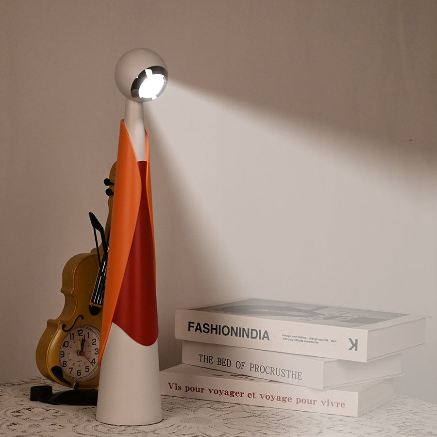 Creative Table Stand Chic Lightweight Night Premium Desktop Decor Rechargeable Ambiance Lighting Bedside Lamp