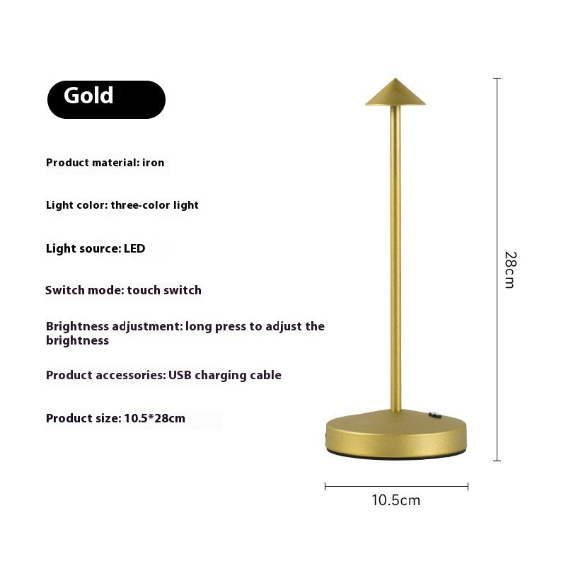 Retro Small Night Lamp Modern Simple Dining Table Living Room Bar Table Decoration Table Lamp