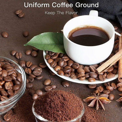 Electric Coffee Grinder, Matte Blade Mill For Coffee Bean Nut Spice Grinding