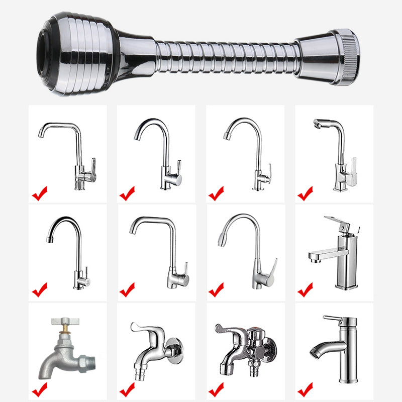 Kitchen Water Filter Gadgets 2 Modes 360 Rotatable Bubbler High Pressure Faucet Extender Water Saving Bathroom Kitchen Accessories Supplies