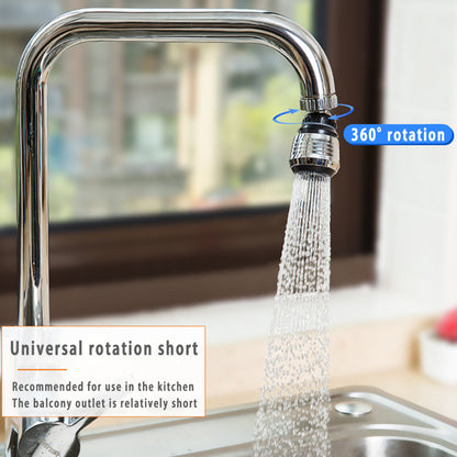 Kitchen Water Filter Gadgets 2 Modes 360 Rotatable Bubbler High Pressure Faucet Extender Water Saving Bathroom Kitchen Accessories Supplies