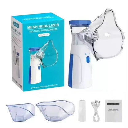 Portable Mesh Nebulizer – Ultra-Quiet Fast Relief for Asthma & Breathing