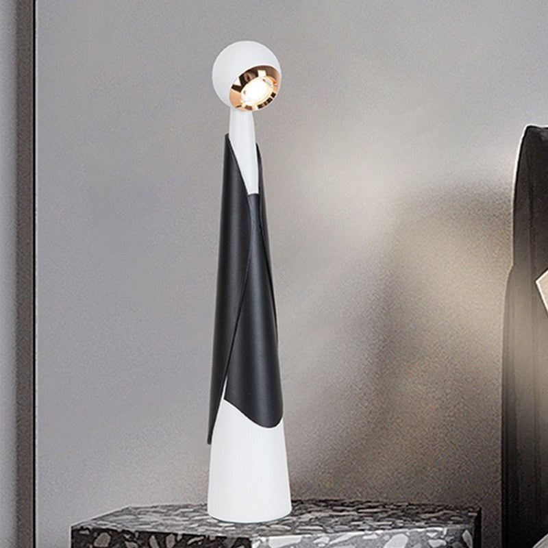 Creative Table Stand Chic Lightweight Night Premium Desktop Decor Rechargeable Ambiance Lighting Bedside Lamp