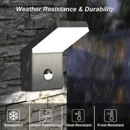 Inowel Wall Light Outdoor LED Wall Mount Lamp Wall Sconce Lighting With Motion Sensor Lantern Fixture 19217