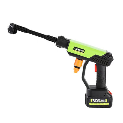 Wireless High-pressure Water Gun Household Cleaning Watering Large Pressure Six-in-one Nozzle
